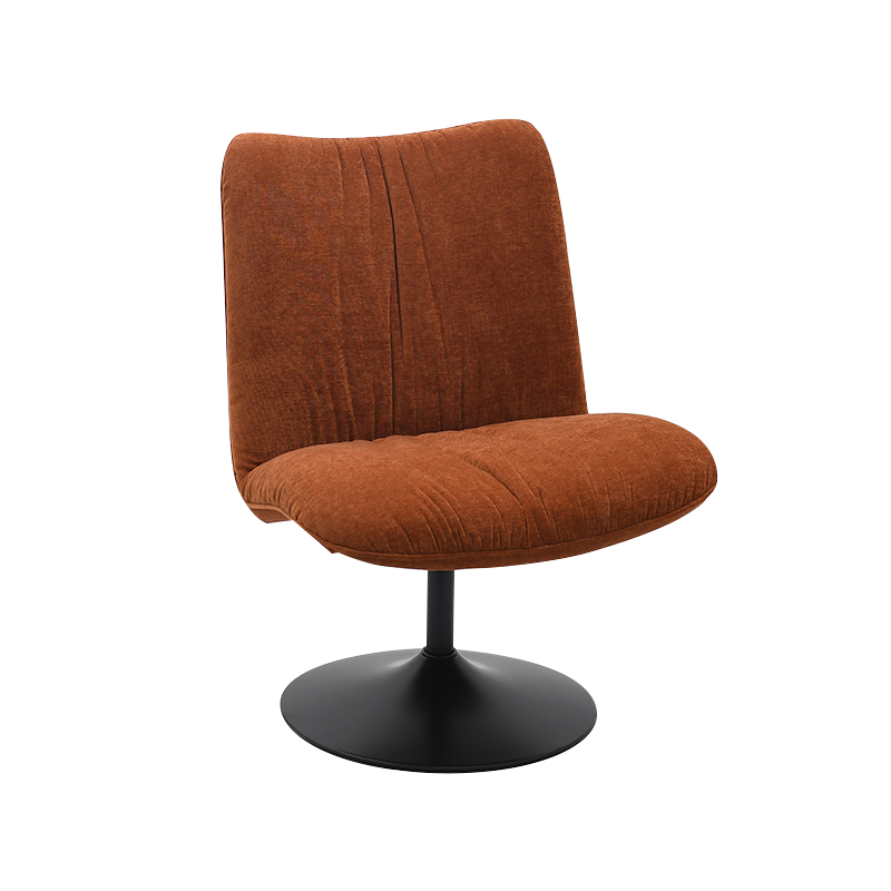 Red color Leisure Chair na may Round Base