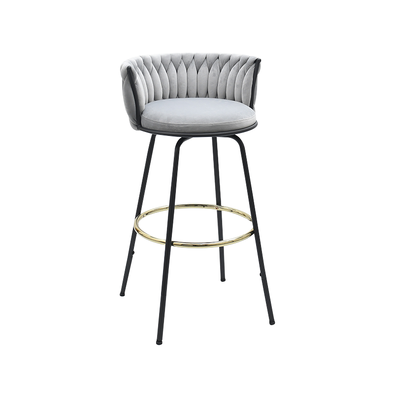 Weave Fabric Pretty look bar stool